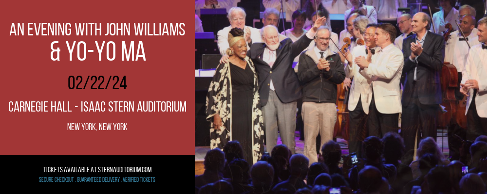 An Evening With John Williams & Yo-Yo Ma at 