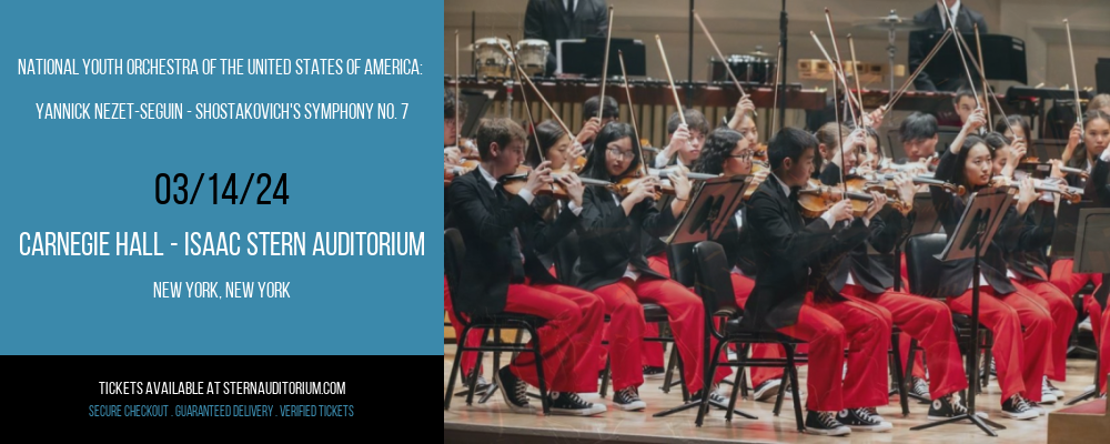 National Youth Orchestra of the United States of America at 