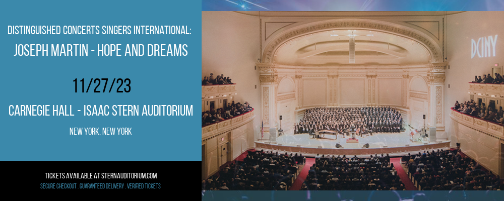 Distinguished Concerts Singers International at 