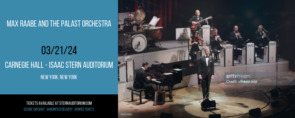 Max Raabe And The Palast Orchestra at 