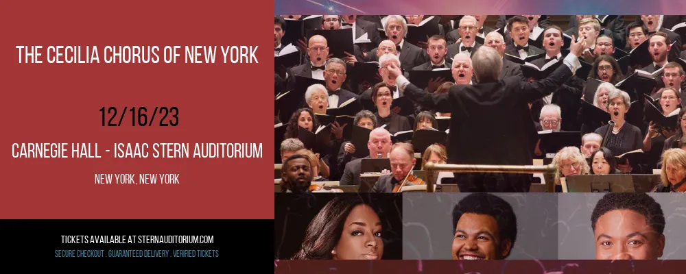 The Cecilia Chorus of New York at 
