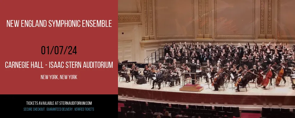 New England Symphonic Ensemble at 