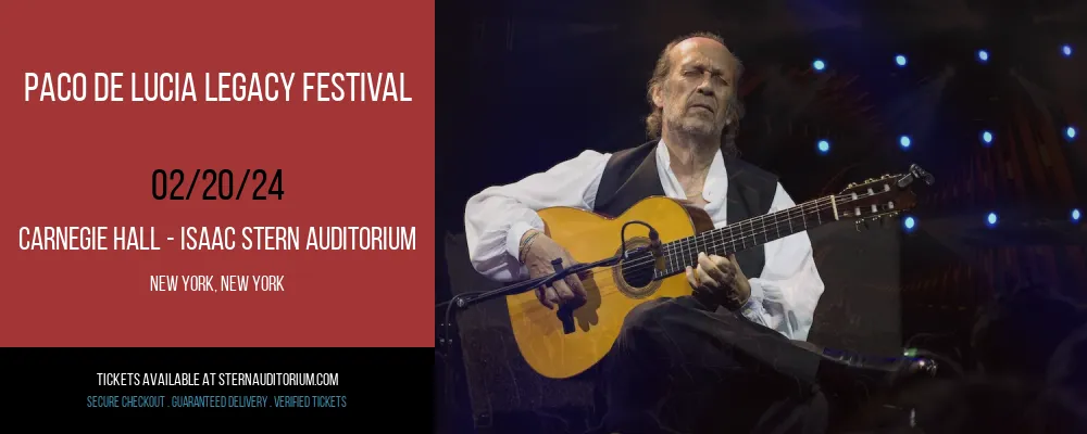 Paco de Lucia Legacy Festival at 