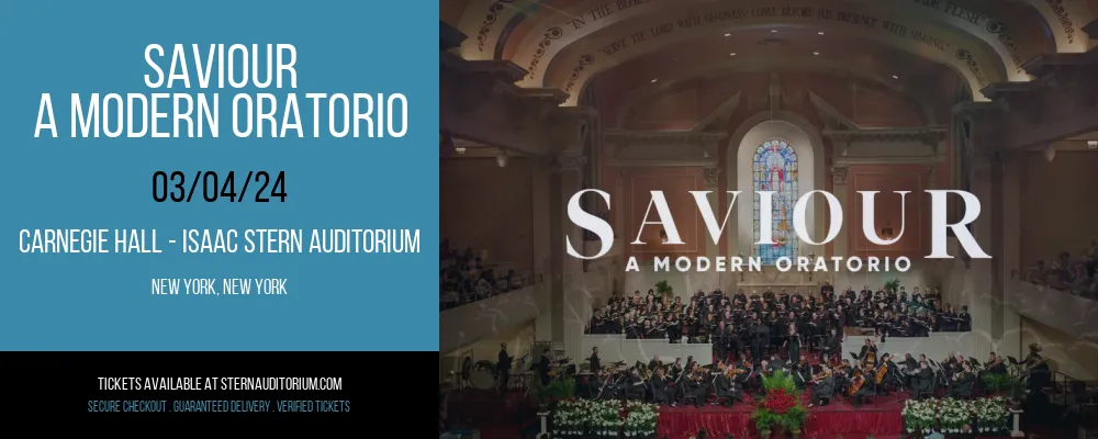 Saviour - A Modern Oratorio at 