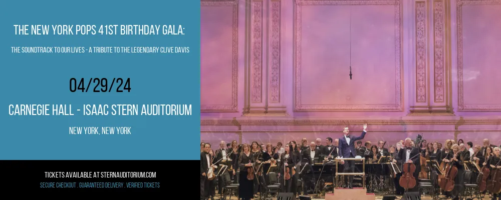 The New York Pops 41st Birthday Gala at 