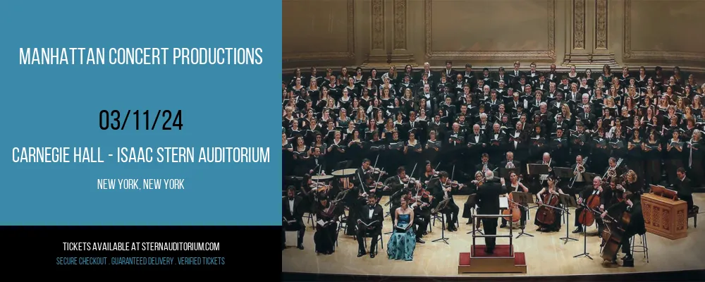 Manhattan Concert Productions at Carnegie Hall - Isaac Stern Auditorium