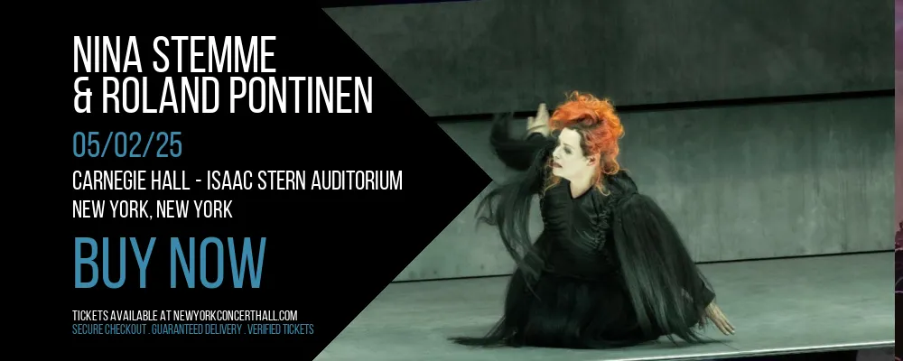 Nina Stemme & Roland Pontinen at Carnegie Hall - Isaac Stern Auditorium