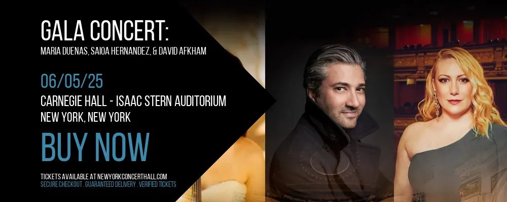 Gala Concert at Carnegie Hall - Isaac Stern Auditorium