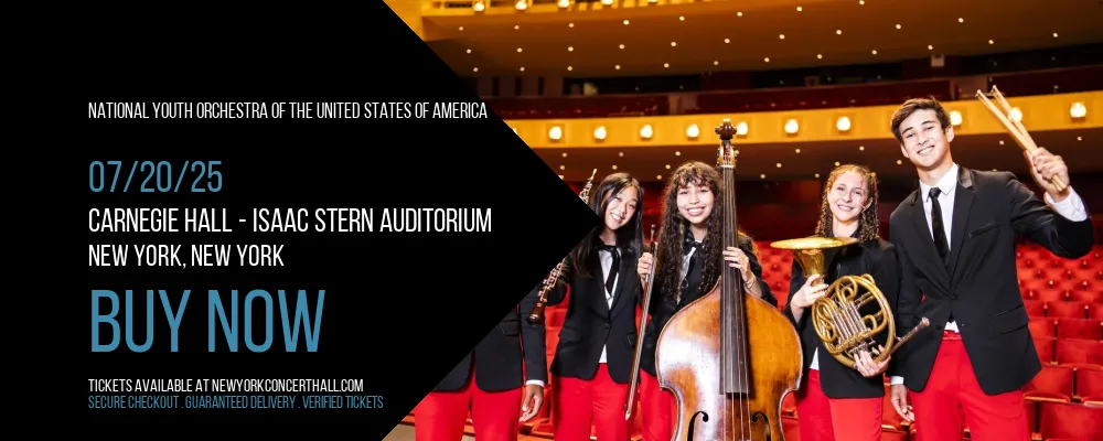 National Youth Orchestra of the United States of America at Carnegie Hall - Isaac Stern Auditorium