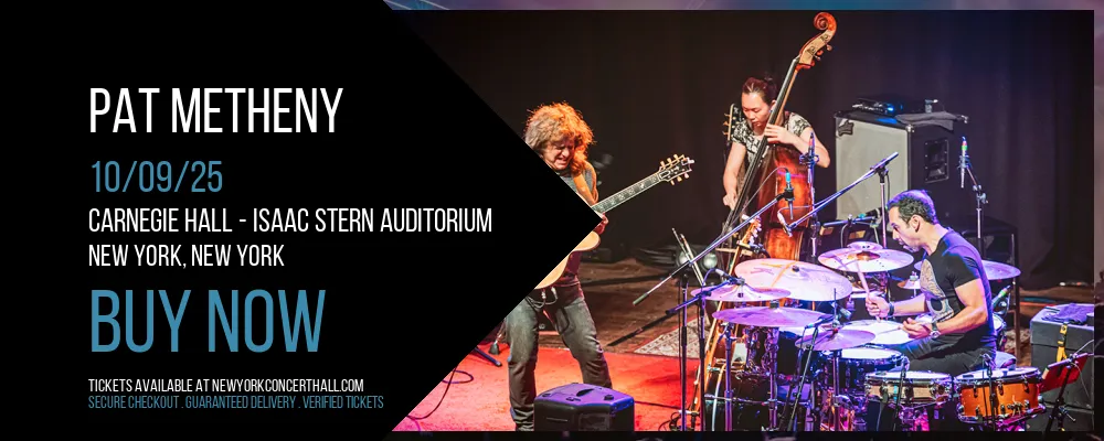 Pat Metheny at Carnegie Hall - Isaac Stern Auditorium