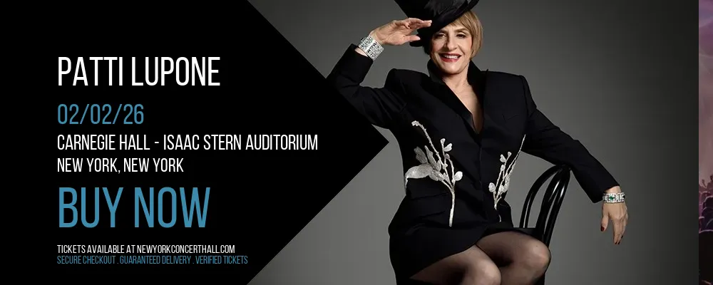 Patti LuPone at Carnegie Hall - Isaac Stern Auditorium