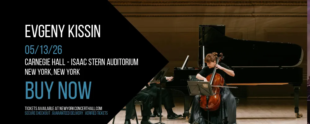 Evgeny Kissin at Carnegie Hall - Isaac Stern Auditorium