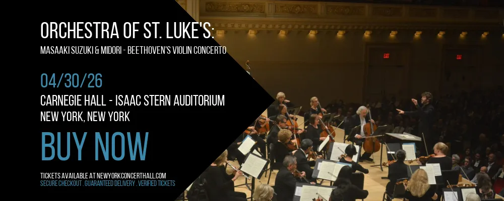 Orchestra Of St. Luke's at Carnegie Hall - Isaac Stern Auditorium
