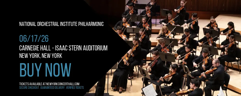 National Orchestral Institute Philharmonic at Carnegie Hall - Isaac Stern Auditorium