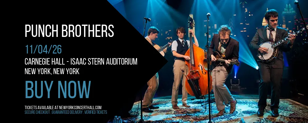 Punch Brothers at Carnegie Hall - Isaac Stern Auditorium