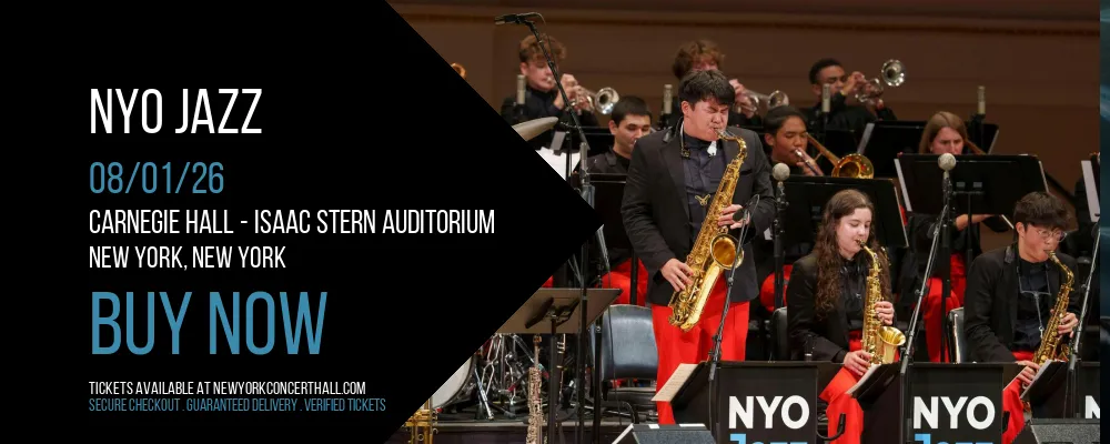 NYO Jazz at Carnegie Hall - Isaac Stern Auditorium